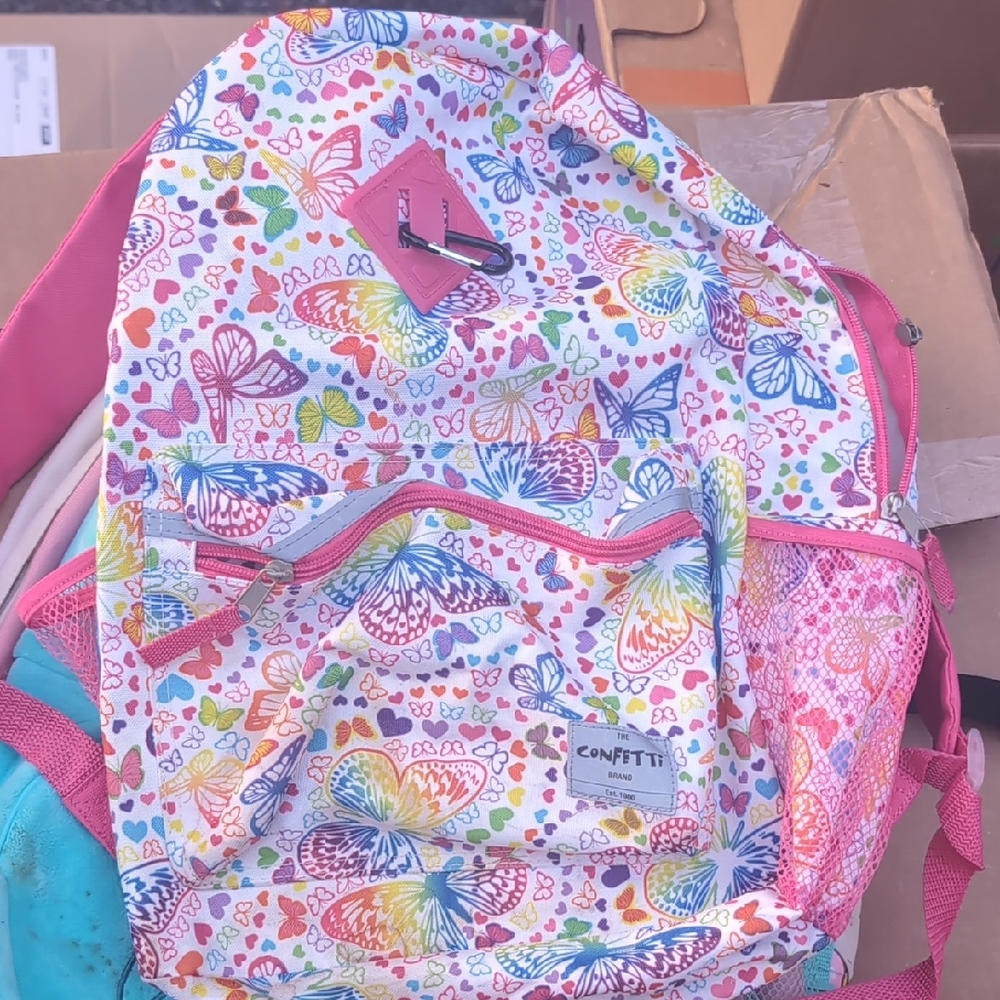 Kids Butterfly Backpack - Multicolor